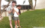 Appealing latin Jazlin Diaz and her pussy tester are making wild hardcore